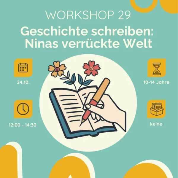 Geschichte schreiben: Ninas verrückte Welt
