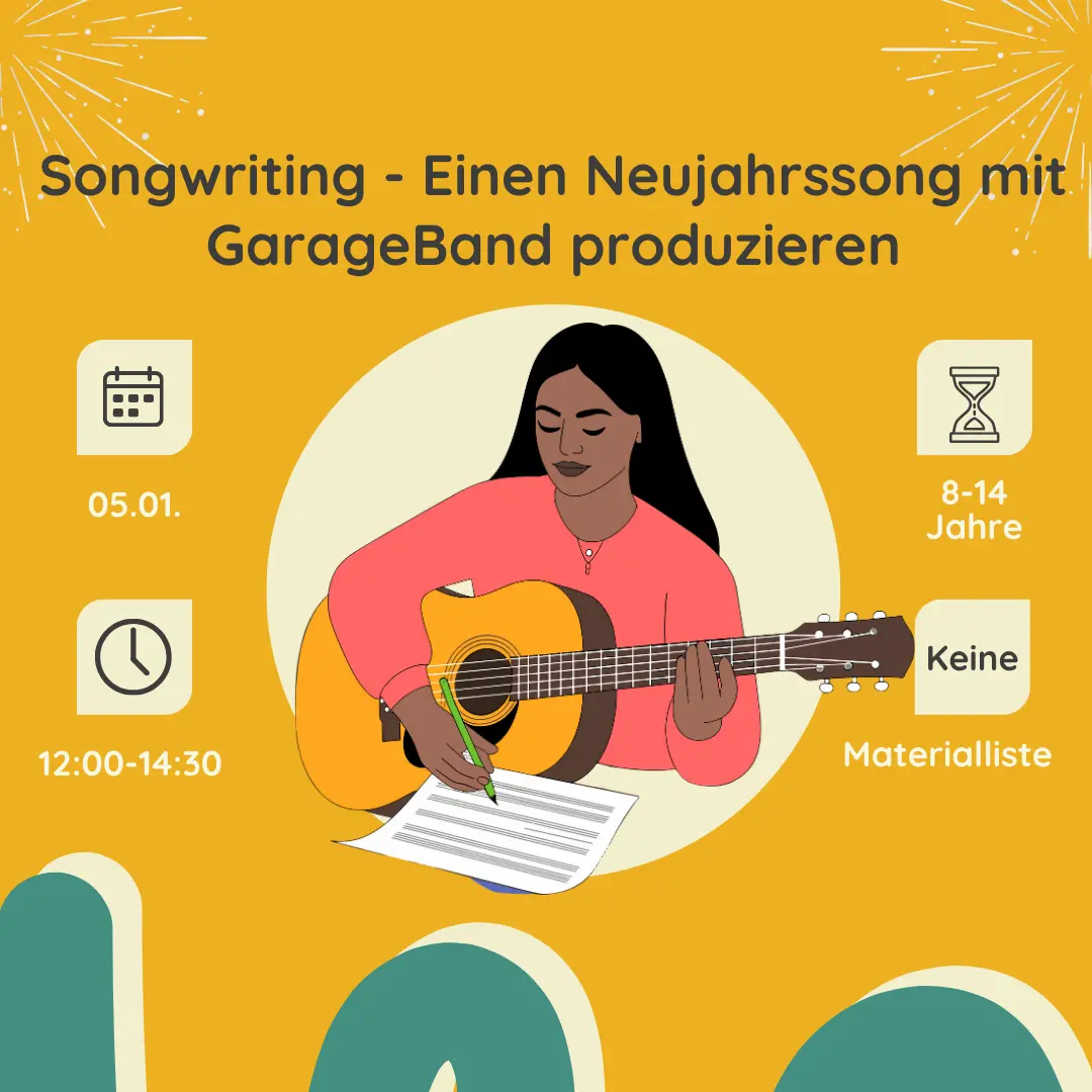 Songwriting - Einen Neujahrssong mit GarageBand produzieren