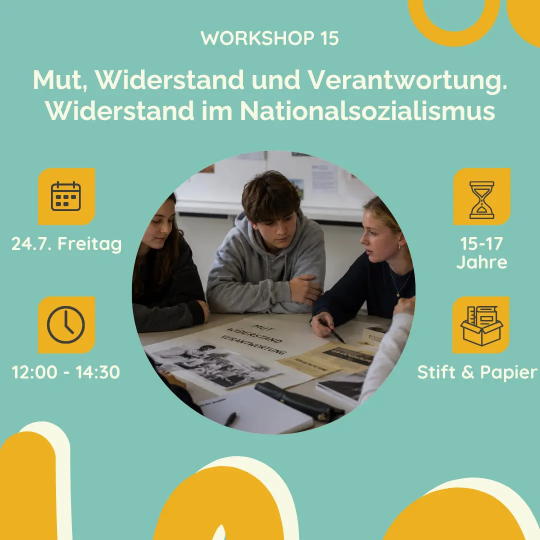 Mut, Widerstand und Verantwortung. Widerstand im Nationalsozialismus