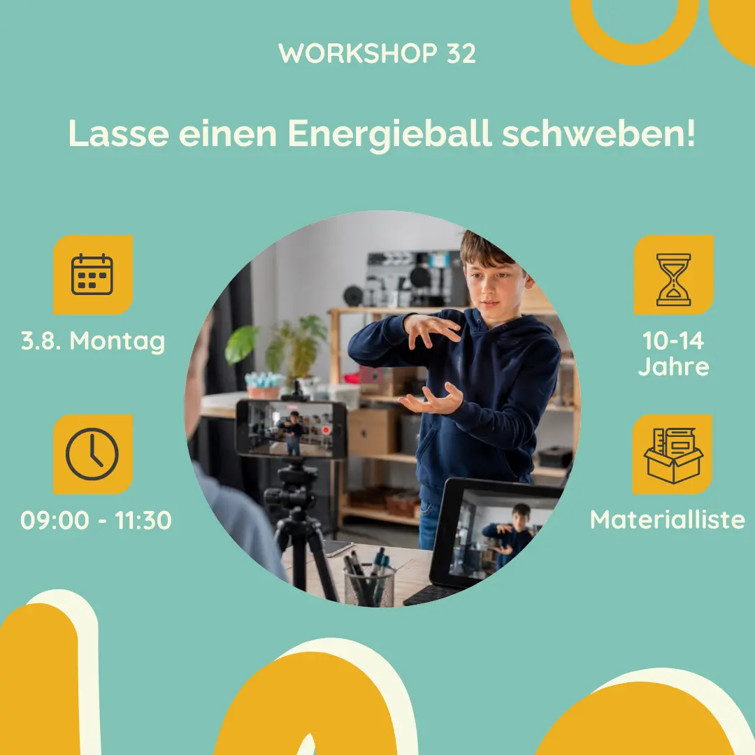 Lasse einen Energieball schweben!