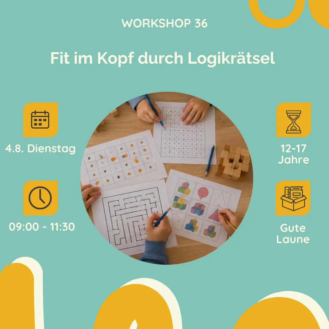 Fit im Kopf durch Logikrätsel