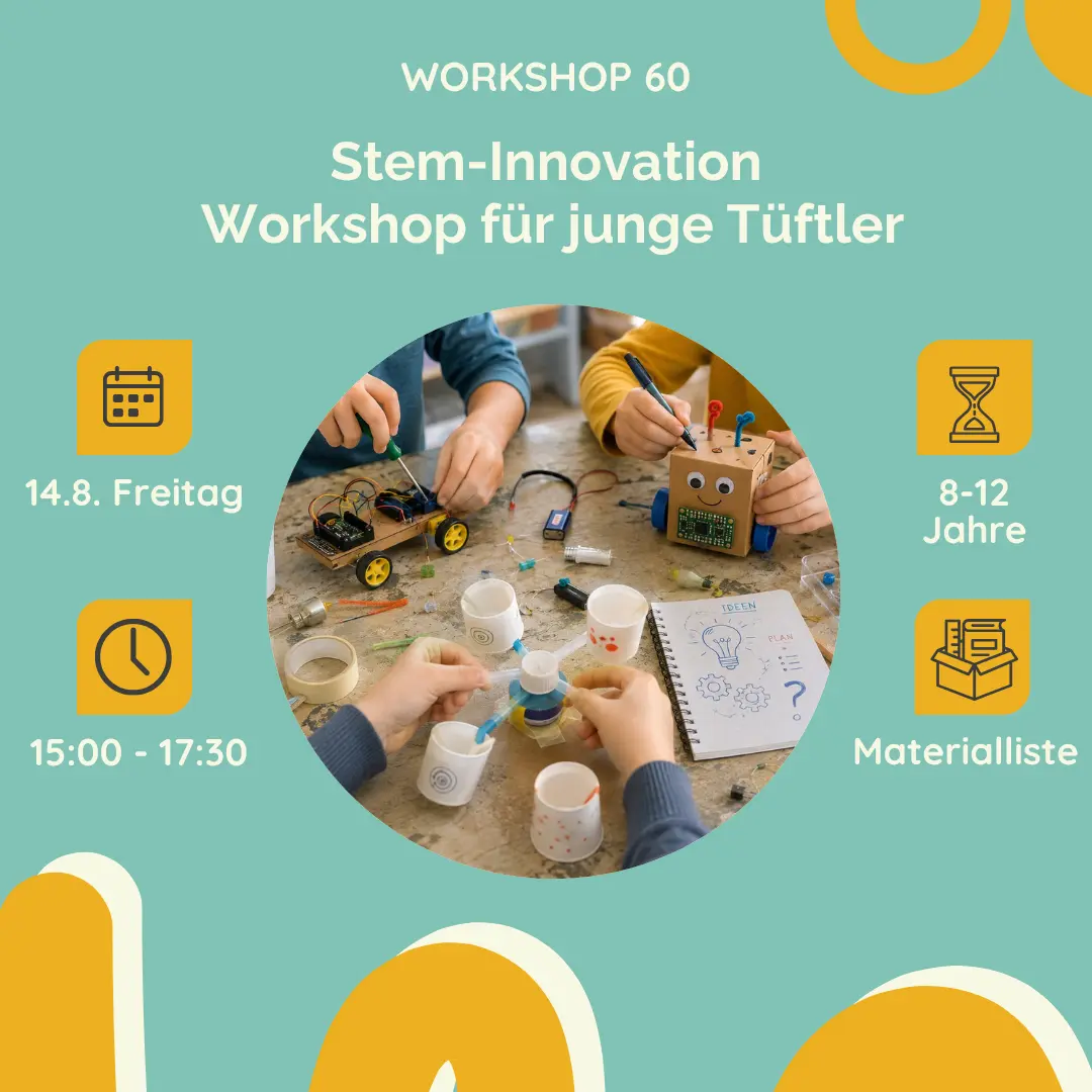 Stem-Innovation: Workshop für junge Tüftler