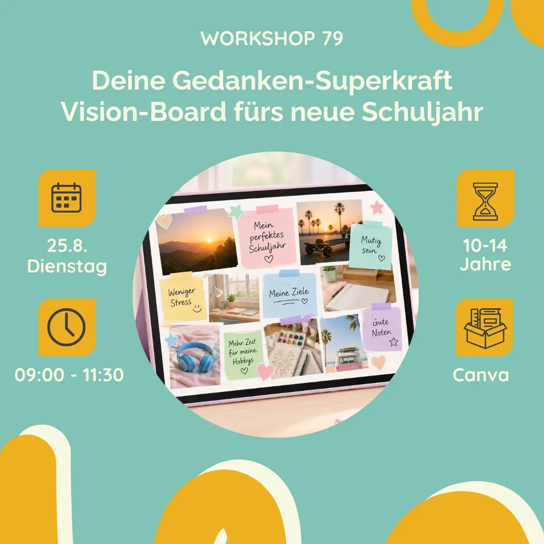 Deine Gedanken-Superkraft: Vision-Board fürs neue Schuljahr