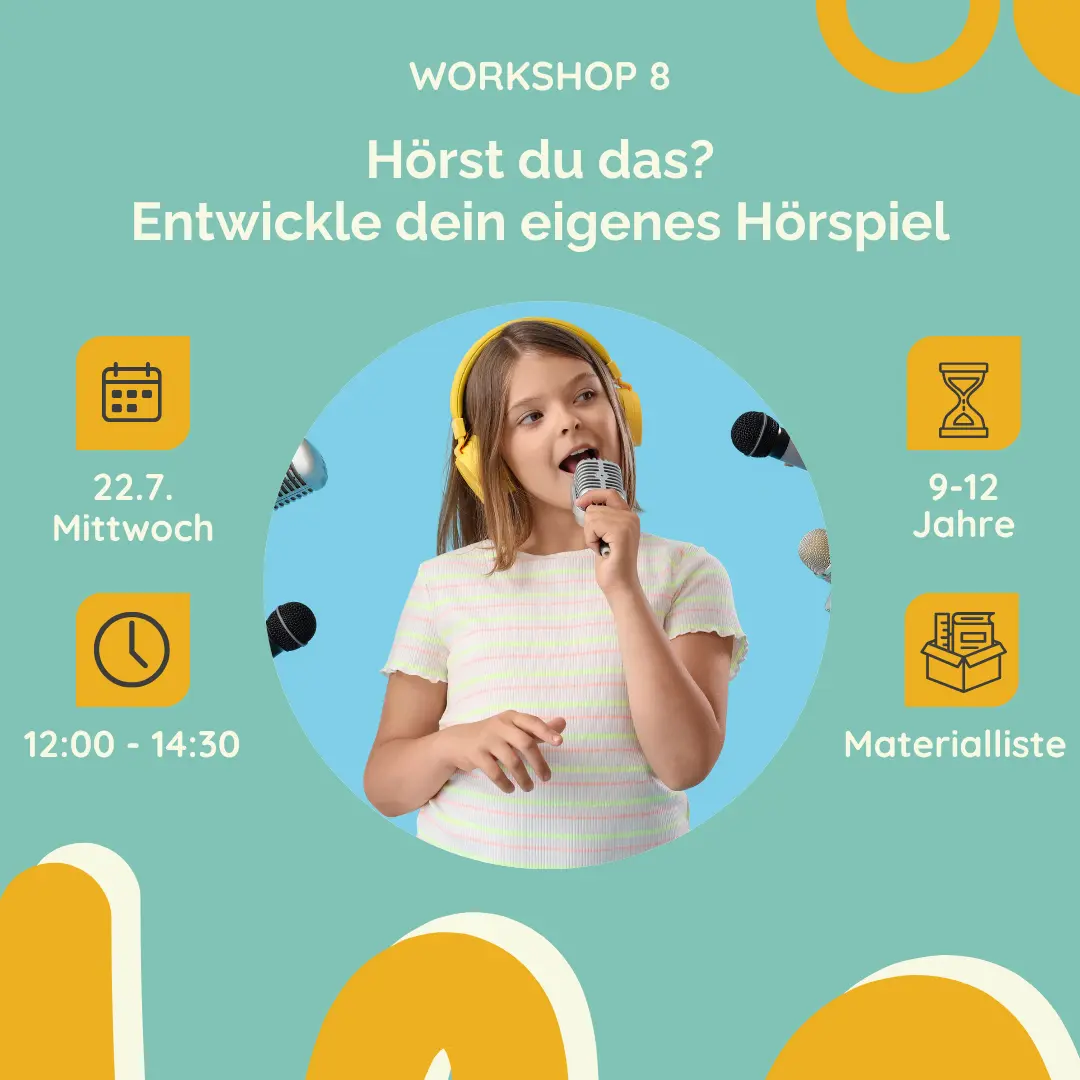 Hörst du das? - Entwickle dein eigenes Hörspiel!