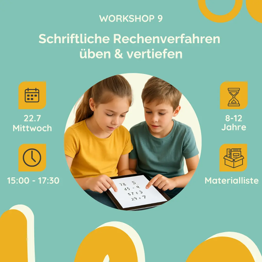Schriftliche Rechenverfahren üben und vertiefen