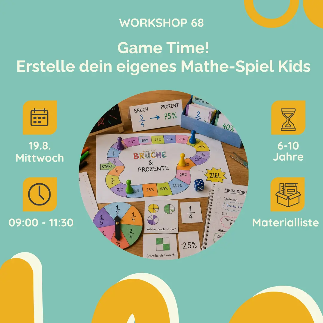 Game Time! Erstelle dein eigenes Mathe-Spiel (Brüche) Kids